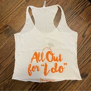 OTF / Orangetheory “All Out For I Do” Crop Tank